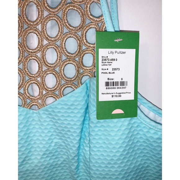 Lilly Pulitzer Larina Top - Picture 3 of 3